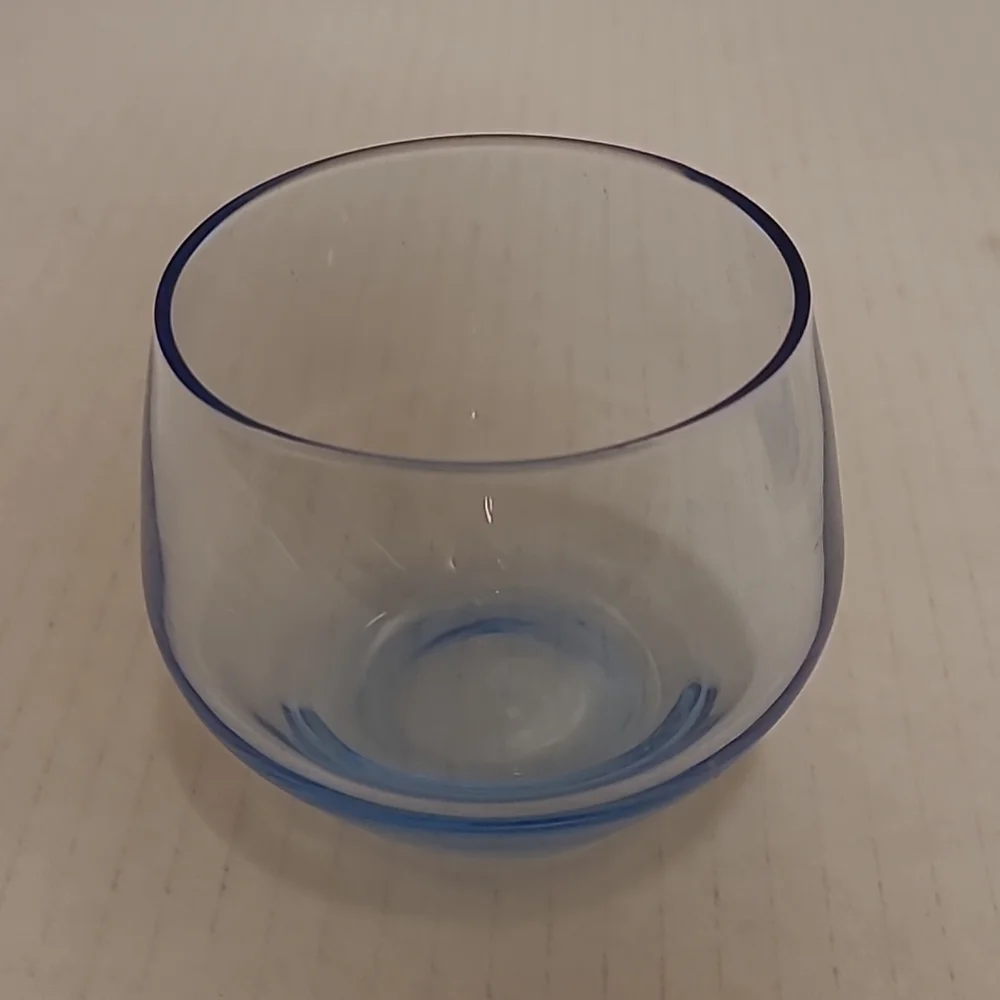 Vintage Pair of Blue Barware Glasses from Italy